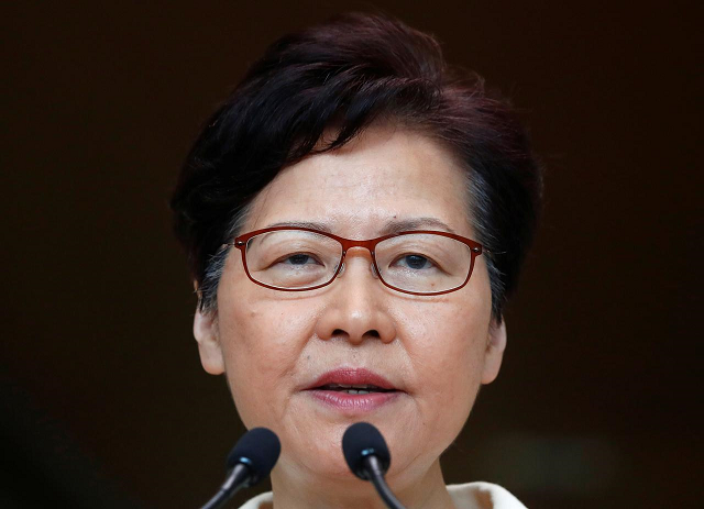 hong kong 039 s chief executive carrie lam holds a news conference in hong kong china september 3 2019 photo reuters