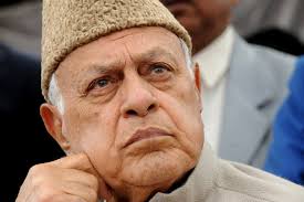 former iok chief minister and national conference chief farooq abdullah photo afp file