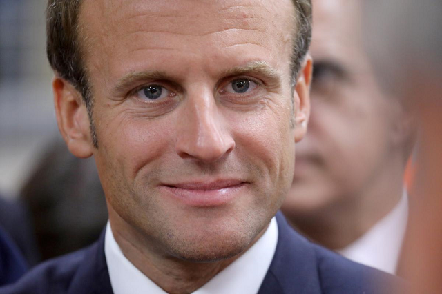 french president emmanuel macron attends a meeting in bonneuil sur marne france september 10 2019 photo reuters