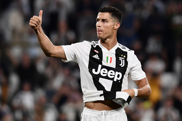 ronaldo scored a memorable hat trick to help the italian giants overturn a two goal first leg deficit against atletico in last season 039 s champions league last 16 photo afp