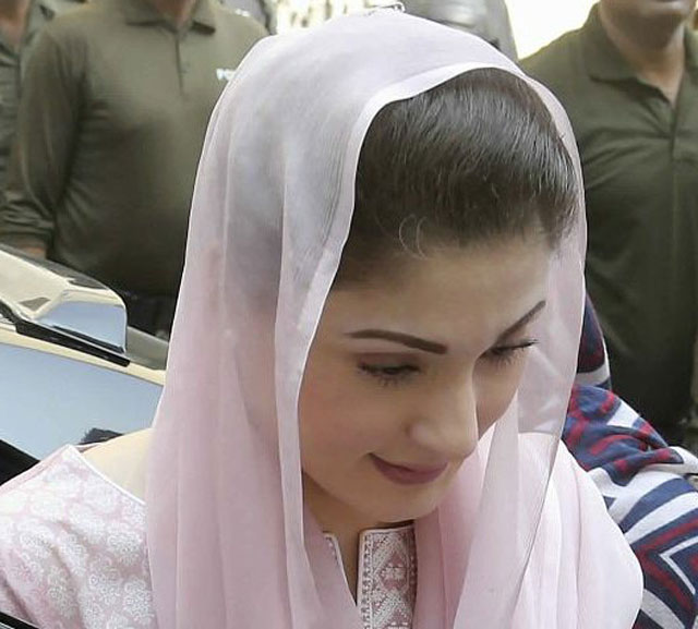 maryam nawaz in accountability court lahore on wednesday photo file