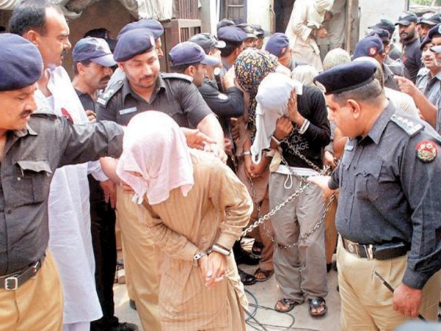 men convicted for the 2010 killing of two brothers in sialkot to serve 10 year imprisonment photo express file