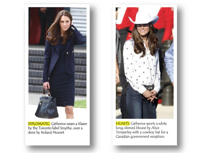 classy catherine takes on canada