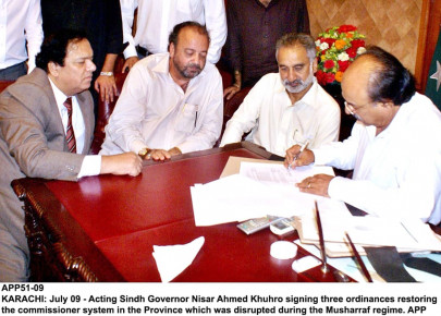 turning back the clock sindh reverts to bureaucracy run system