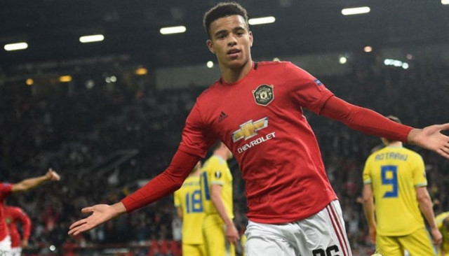 17 year old became the youngest goalscorer for united in european competition photo afp