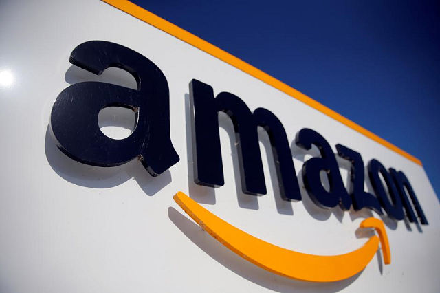 the logo of amazon is seen at the company logistics centre in boves france september 18 2019 photo reuters the logo of amazon is seen at the company logistics centre in boves france september 18 2019 photo reuters