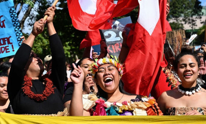 in pictures thousands gather for climate change march
