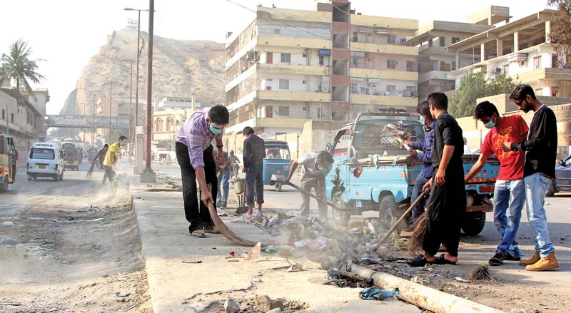 yet another cleanliness drive clean my karachi drive kicks off today
