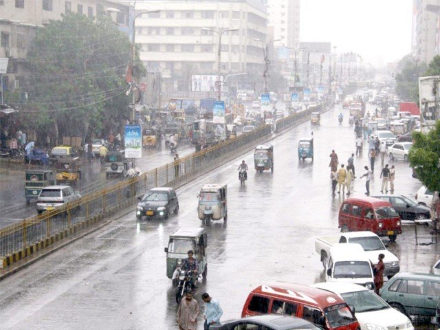 light rain drizzle turns karachi weather pleasant