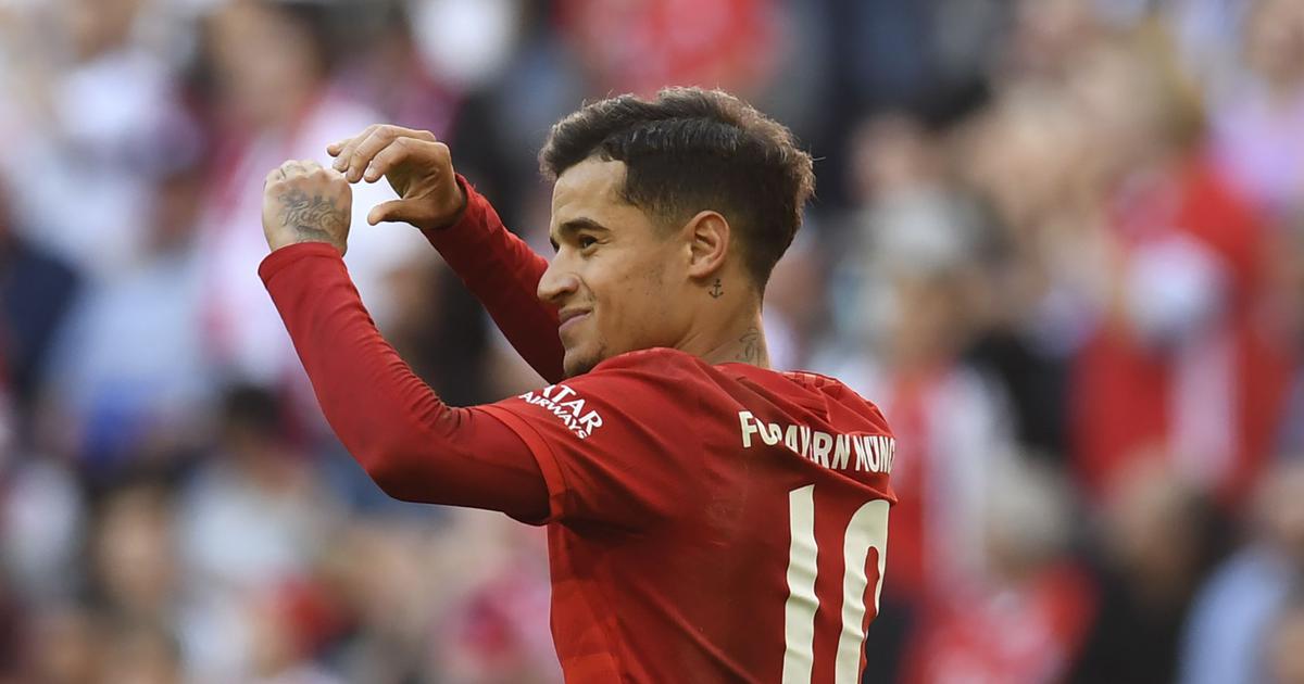 coutinho converted a penalty after lewandowski gave the brazilian the chance despite being on a hat trick photo afp