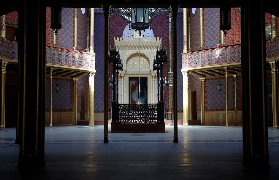 a general view shows the renovated rumbach street synagogue in budapest hungary photo reuters