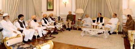 jui f chief fazlur rehman and pml n president shehbaz sharif during a meeting in lahore photo nni