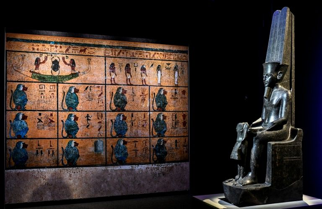 quot tutankhamun treasures of the golden pharaoh quot    which has been described as as a quot once in generation quot show    will open in london in november photo afp