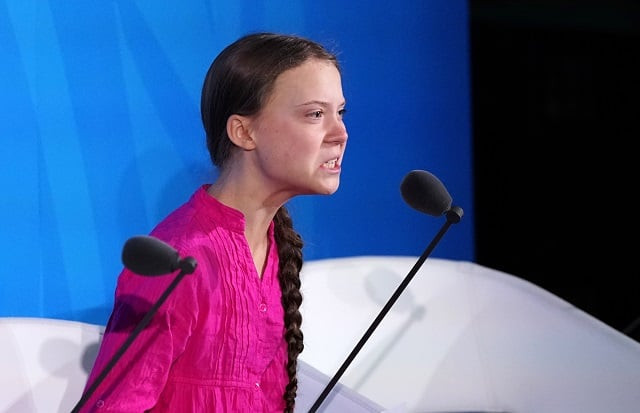 16 year old swedish climate activist greta thunberg speaks at the 2019 united nations climate action summit at un headquarters in new york city new york us september 23 2019 photo reuters 16 year old swedish climate activist greta thunberg speaks at the 2019 united nations climate action summit at un headquarters in new york city new york us september 23 2019 photo reuters