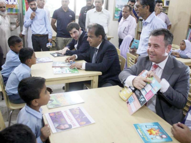 children s library opens doors