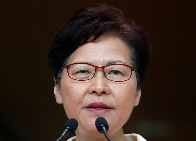 hong kong 039 s chief executive carrie lam photo reuters