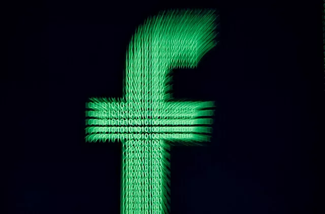 a 3d printed facebook logo is displayed in front of binary digits in this illustration taken march 18 2018 photo reuters a 3d printed facebook logo is displayed in front of binary digits in this illustration taken march 18 2018 photo reuters