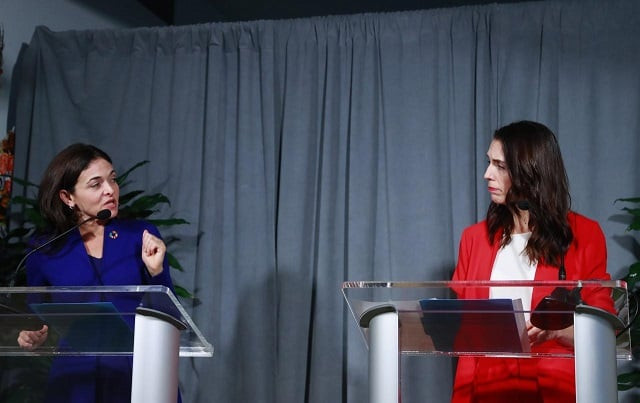 new zealand 039 s prime minister jacinda ardern r and sheryl sandberg coo of facebook and current chair of the global internet forum to counter terrorism gifct give a news conference on the sidelines during the 2019 united nations climate action summit at un headquarters in new york city new york us september 23 2019 photo reuters new zealand 039 s prime minister jacinda ardern r and sheryl sandberg coo of facebook and current chair of the global internet forum to counter terrorism gifct give a news conference on the sidelines during the 2019 united nations climate action summit at un headquarters in new york city new york us september 23 2019 photo reuters