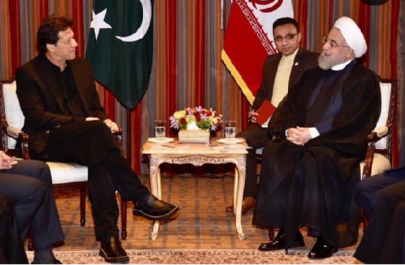 pm imran rouhani discuss bilateral ties situation in iok