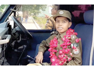 child made ssp for a day