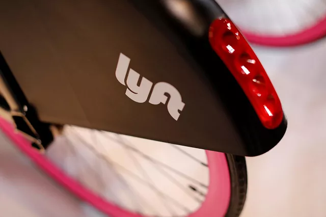 a lyft bicycle is shown at the lyft listing on the nasdaq during an ipo event in los angeles california us march 29 2019 photo reuters a lyft bicycle is shown at the lyft listing on the nasdaq during an ipo event in los angeles california us march 29 2019 photo reuters