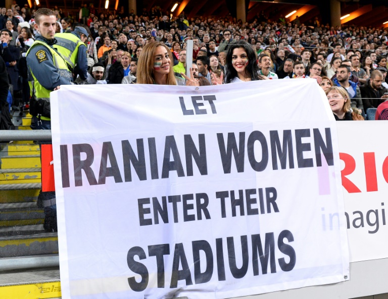 soccer 039 s world governing body fifa says it has been given assurances by iranian authorities that their world cup qualifier against cambodia in tehran on oct 10 will be open to women photo afp