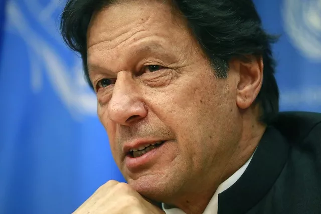 prime minister imran kahn speaks during a news conference held on the sidelines of the 74th session of the united nations general assembly at un headquarters in new york city photo reuters