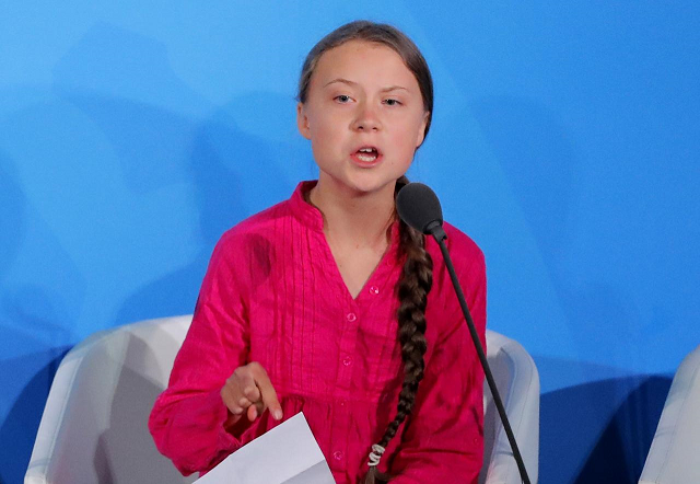 16 year old swedish climate activist greta thunberg speaks at the 2019 united nations climate action summit at un headquarters in new york city new york us september 23 2019 photo reuters 16 year old swedish climate activist greta thunberg speaks at the 2019 united nations climate action summit at un headquarters in new york city new york us september 23 2019 photo reuters