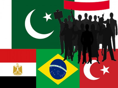 protests in egypt turkey and brazil for the people protests in pakistan for the politician