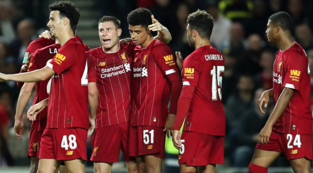 the reds who have won the competition a record eight times beat milton keynes dons 2 0 to reach the fourth round photo afp the reds who have won the competition a record eight times beat milton keynes dons 2 0 to reach the fourth round photo afp