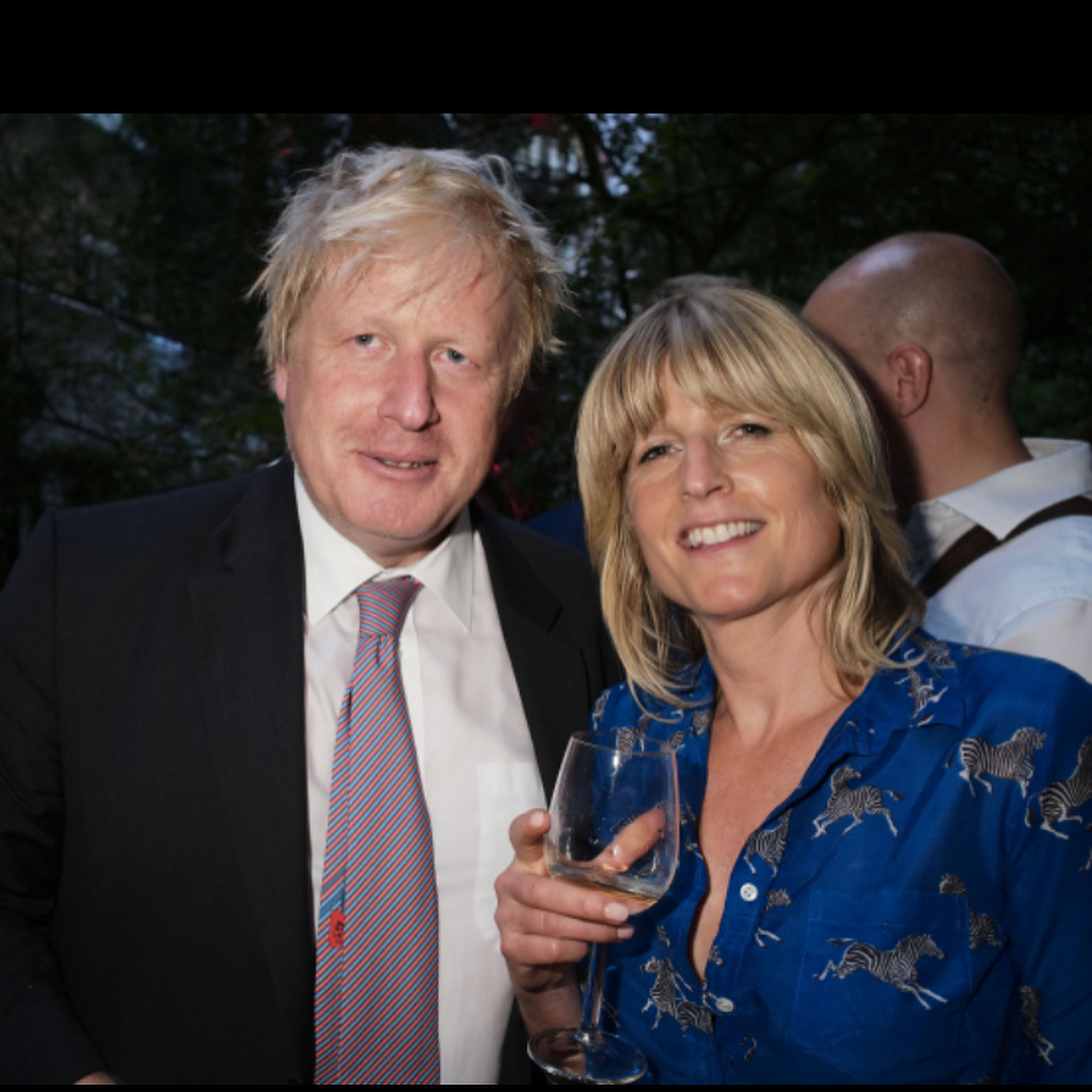 uk pm borish johnson and her sister rachel johnson photo instagram rachel johnson public