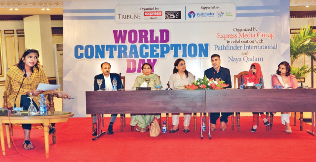 medical experts stressed the importance of using contraceptives for controlling rapid population growth during a panel discussion organised by the express media group on the occasion of world contraception day on wednesday photo express medical experts stressed the importance of using contraceptives for controlling rapid population growth during a panel discussion organised by the express media group on the occasion of world contraception day on wednesday photo express