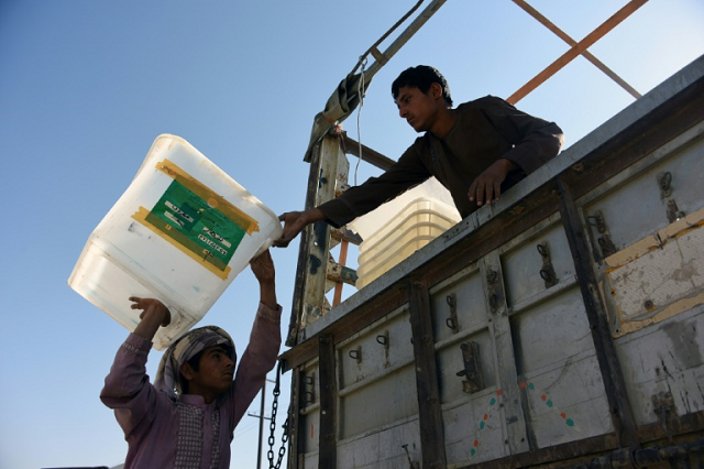 kandahar city was blanketed with heavy security as voters prepared to cast their ballots photo afp