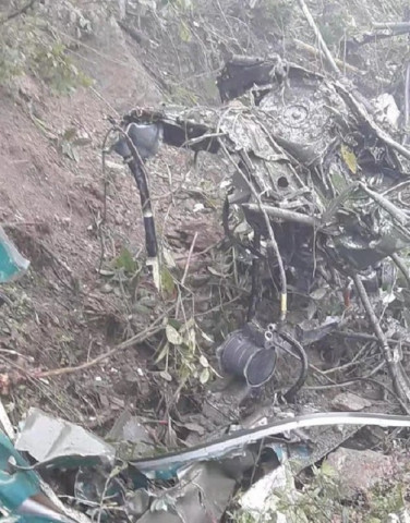 two pilots were killed as an indian army helicopter crashed in bhutan on friday photo ani two pilots were killed as an indian army helicopter crashed in bhutan on friday photo ani