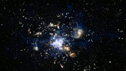 13 billion year old galaxy cluster discovered