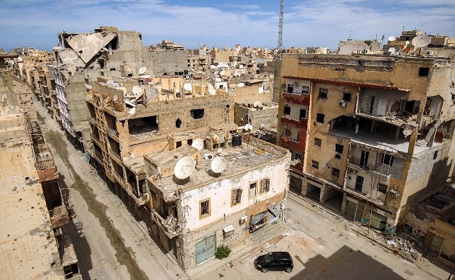 a general view shows the eastern libyan town of derna on march 15 201 photo afp