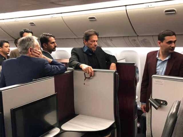 pm imran s aircraft reroutes to new york faces technical issues