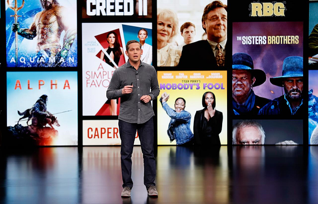 peter stern vp services for apple speaks during an apple special event at the steve jobs theater in cupertino california us march 25 2019 photo reuters