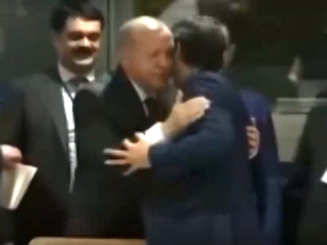 footage of the heads of state meeting at unga session goes viral screen grab footage of the heads of state meeting at unga session goes viral screen grab