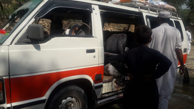 six killed in hangu van attack six killed in hangu van attack