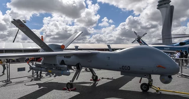 a turkish unmanned aircraft anka is displayed during the teknofest festival at istanbul 039 s new airport on september 20 2018 in istanbul photo afp a turkish unmanned aircraft anka is displayed during the teknofest festival at istanbul 039 s new airport on september 20 2018 in istanbul photo afp
