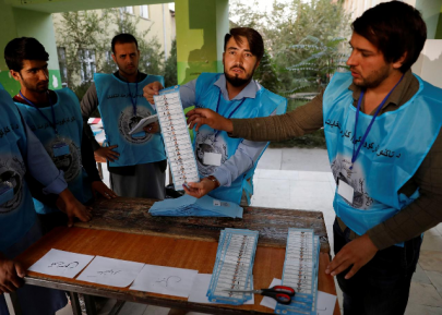 afghan election sees one in five voters cast ballot unofficial estimate