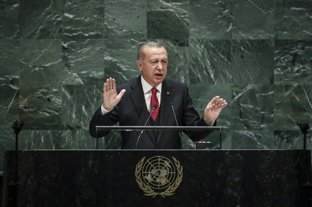 a planned meeting between turkish president recip erdogan and us president donald trump on the sidelines of the un general assembly meeting in new york did not take place photo afp a planned meeting between turkish president recip erdogan and us president donald trump on the sidelines of the un general assembly meeting in new york did not take place photo afp