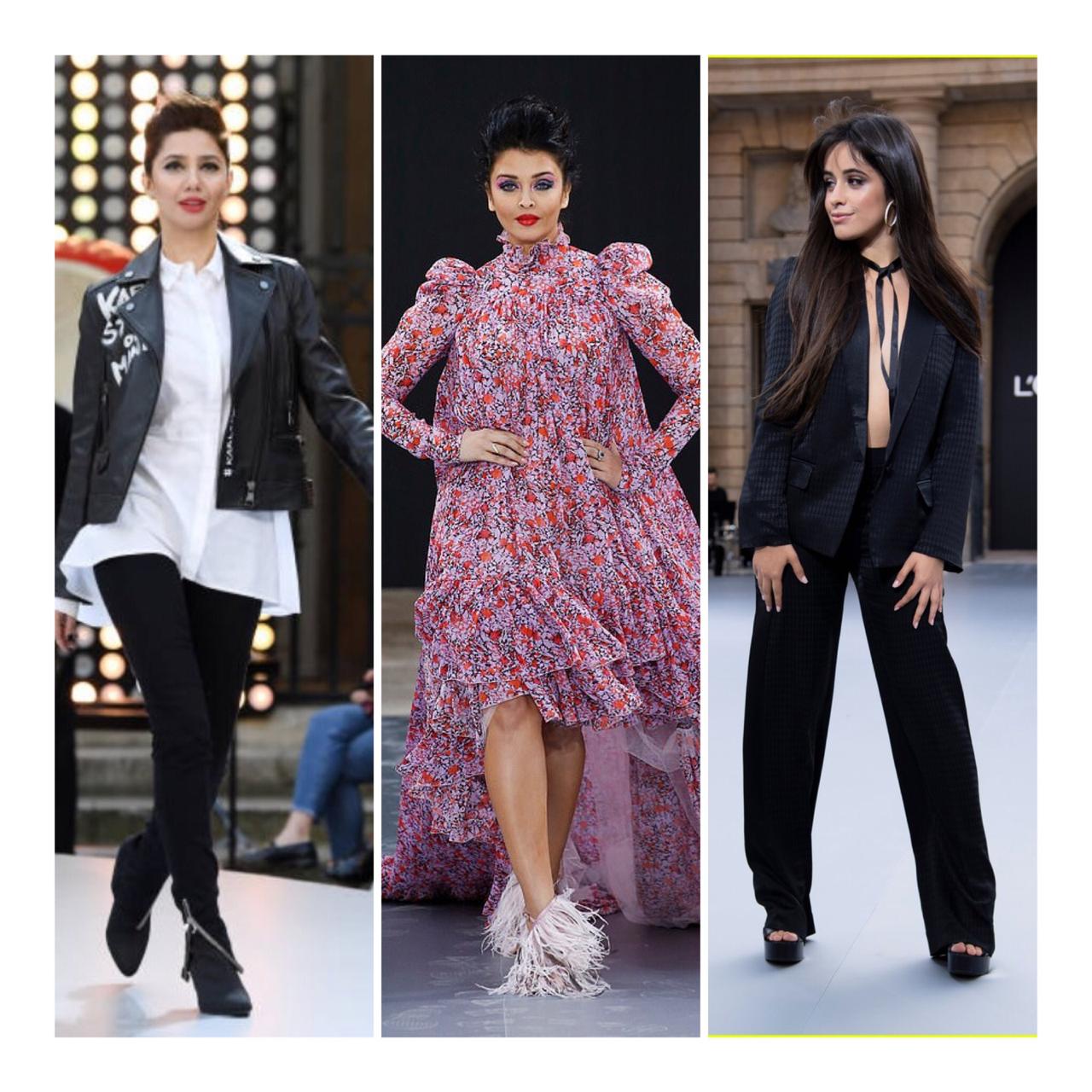 from mahira to aishwarya to camila fashion show bring in diversity