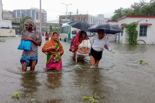 patna above has recorded some 226 millimeters 8 9 inches of rainfall since friday photo afp patna above has recorded some 226 millimeters 8 9 inches of rainfall since friday photo afp