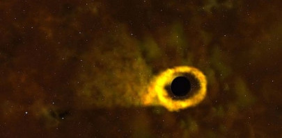a black hole rips apart an unfortunate star a black hole rips apart an unfortunate star