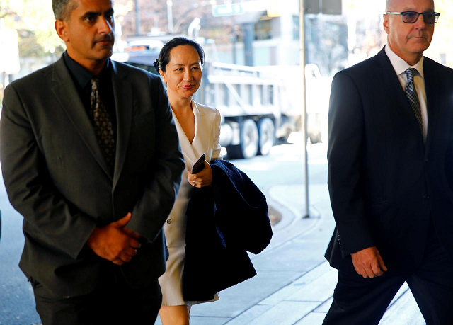 huawei technologies chief financial officer meng wanzhou returns to british columbia supreme court after a lunch break during a hearing in vancouver british columbia canada september 30 2019 photo reuters huawei technologies chief financial officer meng wanzhou returns to british columbia supreme court after a lunch break during a hearing in vancouver british columbia canada september 30 2019 photo reuters