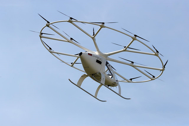 volocopter eyes launch of its electric helicopter taxis in singapore
