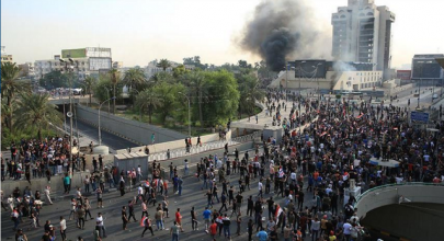 one killed 200 injured in baghdad anti gov t protests