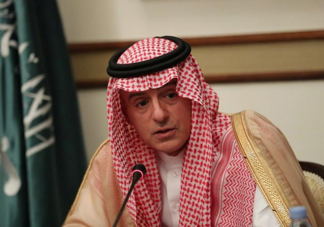 saudi arabia 039 s foreign minister adel al jubeir speaks at a briefing with reporters in london britain photo reuters